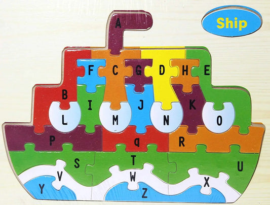 Puzzel Arabische letters -boot - Islamboekhandel.nl
