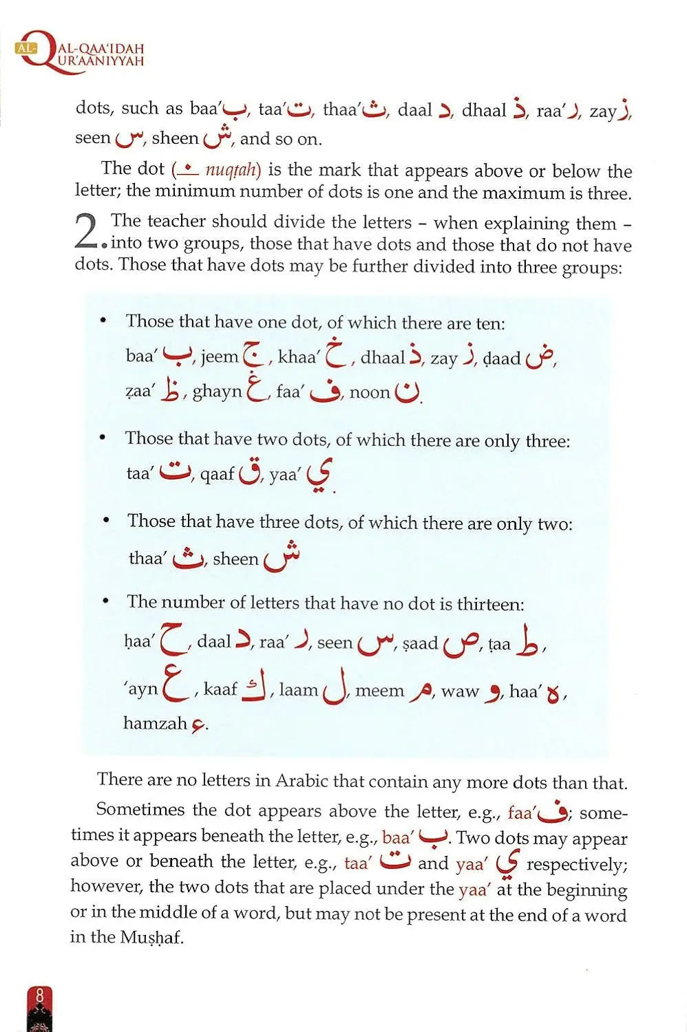 Al-Qaidah Al-Quraniyah: An Introduction to Tajweed - Islamboekhandel.nl
