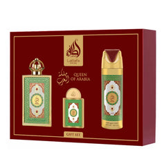 Queen of Arabia Giftset met groene en gouden accenten, elegant design