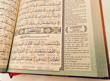Al Quran Al Kareem Maqdis A5 formaat (Word-by-Word Translation Colour Coded Tajweed ) - Islamboekhandel.nl