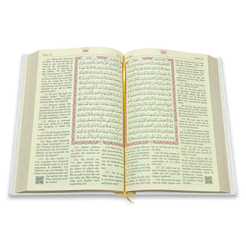 Quran Kerim met Nederlandse Vertaling -wit/goud - Islamboekhandel.nl