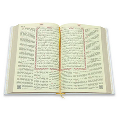 Open book quran kerim with german and arabic bilingual text black cover wit goud edition with dutch translation