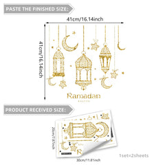 Raamstickers voor Ramadan -Decoratie