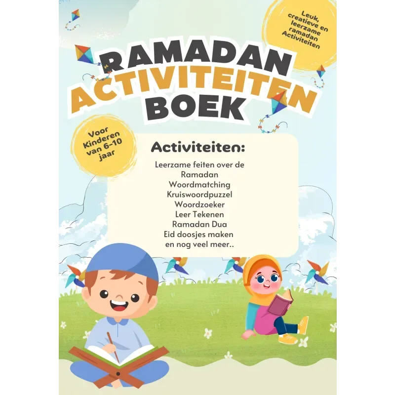 📖 Ramadan Activiteitenboek voor Kinderen – Leerzaam & Leuk! 🌙✨ - Islamboekhandel.nl