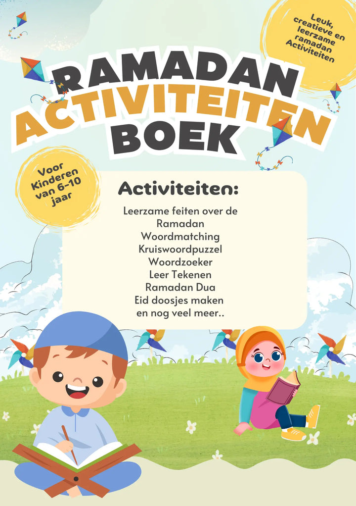 📖 Ramadan Activiteitenboek voor Kinderen – Leerzaam & Leuk! 🌙✨ - Islamboekhandel.nl