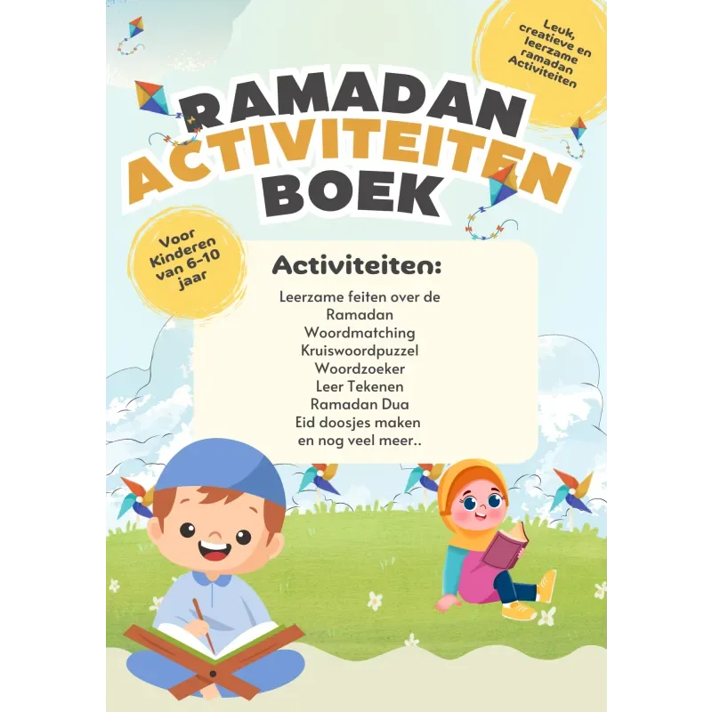 📖 Ramadan Activiteitenboek voor Kinderen – Leerzaam & Leuk! 🌙✨ - Islamboekhandel.nl