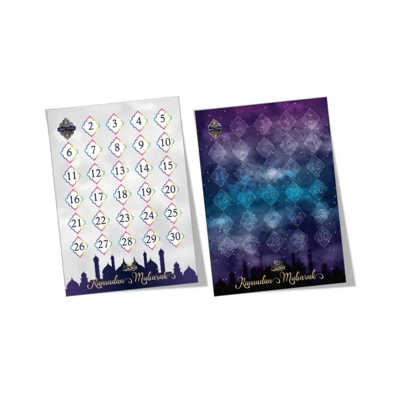 Ramadan aftelkalender (dubbelzijdig) - Islamboekhandel.nl