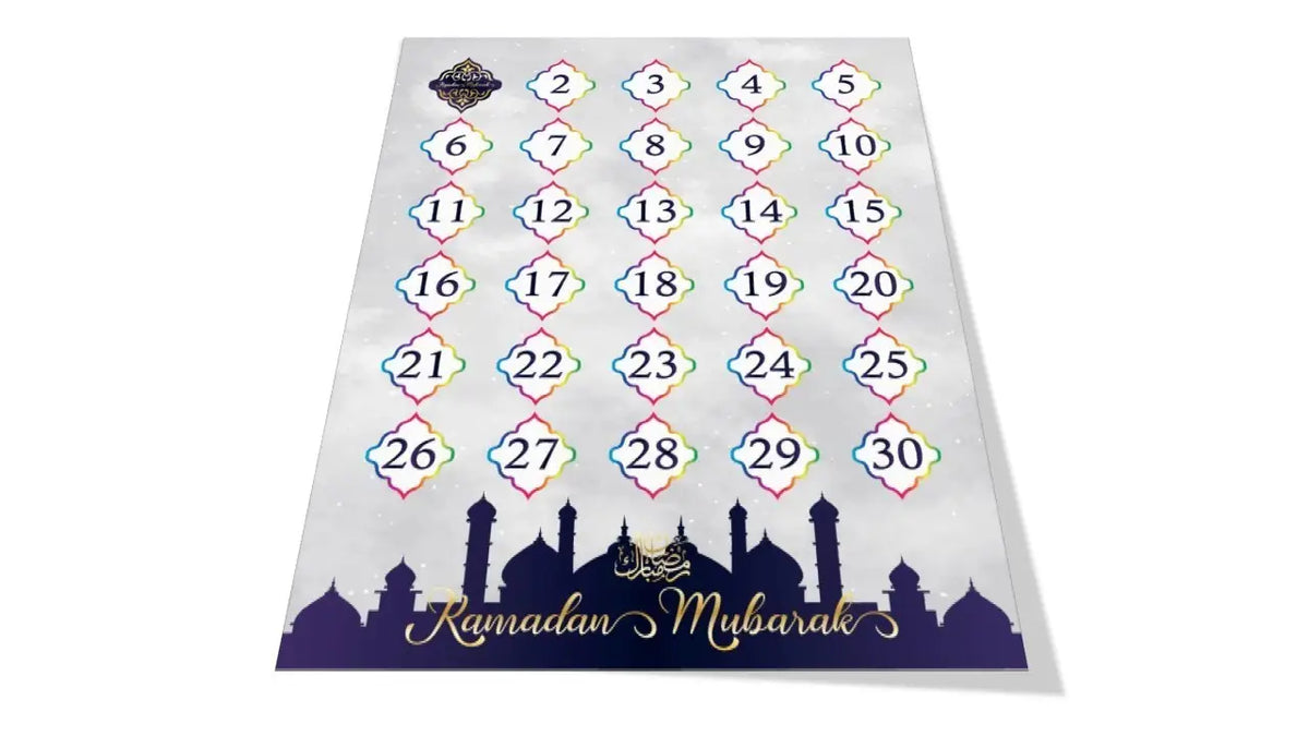 Ramadan aftelkalender (dubbelzijdig) - Islamboekhandel.nl