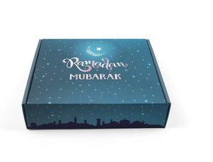 Ramadan Cadeau/gebaksdoos -turqoise - Islamboekhandel.nl