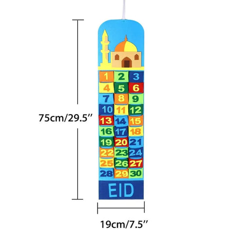 Ramadan -Eid kalender kleurtjes Islamboekhandel.nl