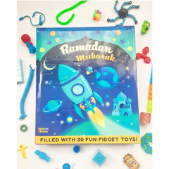 Ramadan kalender met speeltjes Blauw Imaankidz