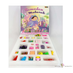 Ramadan kalender met speeltjes Roze Imaankidz