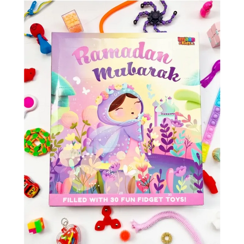 Ramadan kalender met speeltjes Roze Imaankidz