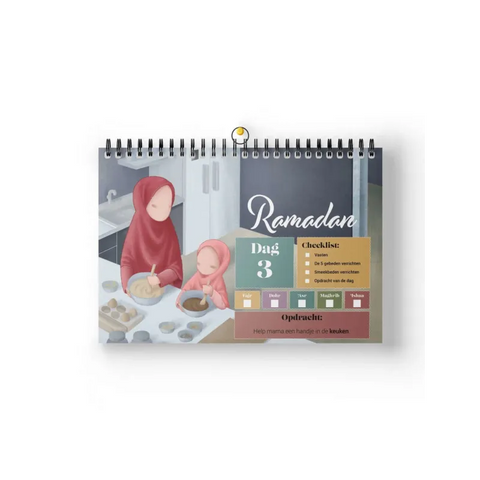 Ramadan kalender voor kids Hadieth Benelux