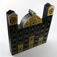 Ramadan Luxe houten kalender met LED licht (verkrijgbaar in wit of Zwart) -Variant1 - Islamboekhandel.nl