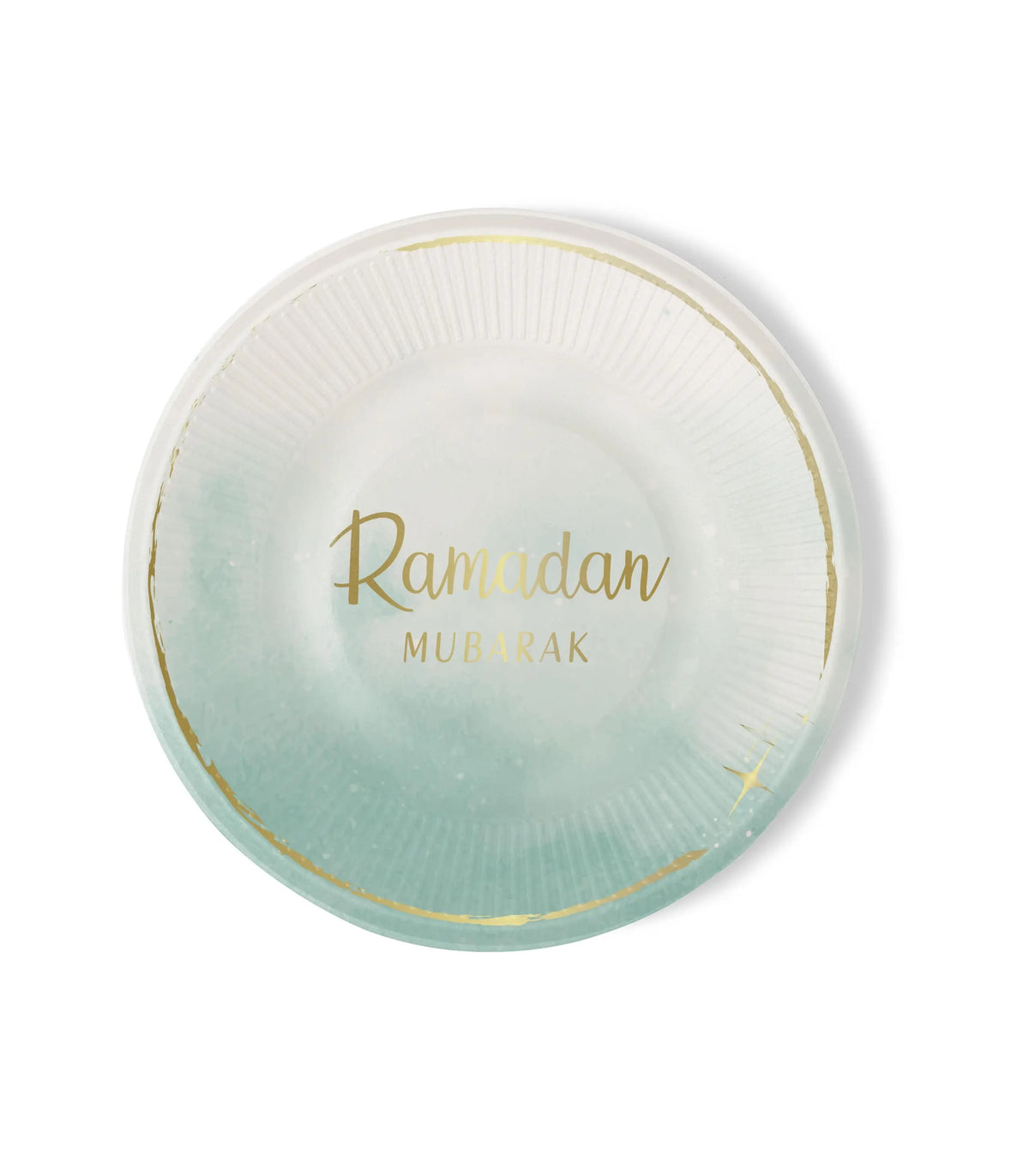 Ramadan mubarak borden mint (6 stuks) - Islamboekhandel.nl