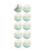 Ramadan mubarak stickers mint - Islamboekhandel.nl