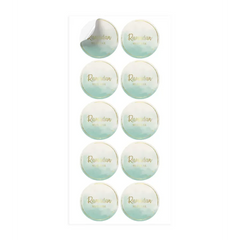 Ramadan mubarak stickers mint - Islamboekhandel.nl
