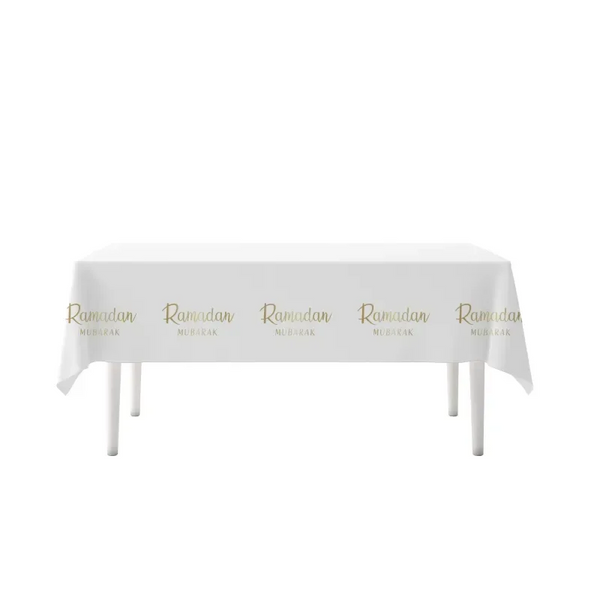 Ramadan mubarak tafelkleed - Islamboekhandel.nl