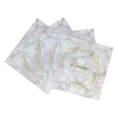 Ramadan servetten - marmer goud - Islamboekhandel.nl