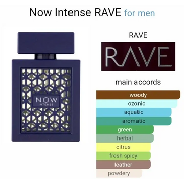Rave Now Intense Blauw – EDP - Eau de Parfum