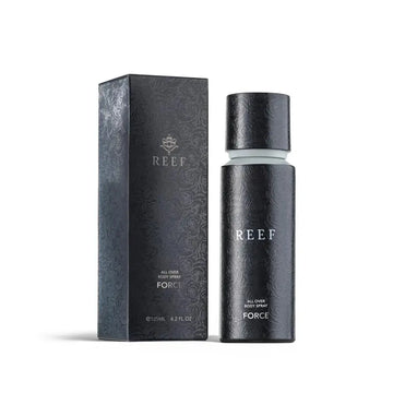Reef Force Body Spray met verpakking