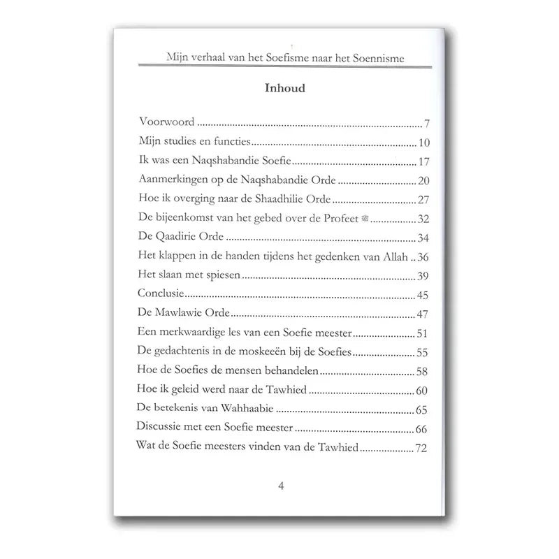 Mijn Reis van het Soefisme naar het Soennisme - Islamboekhandel.nl