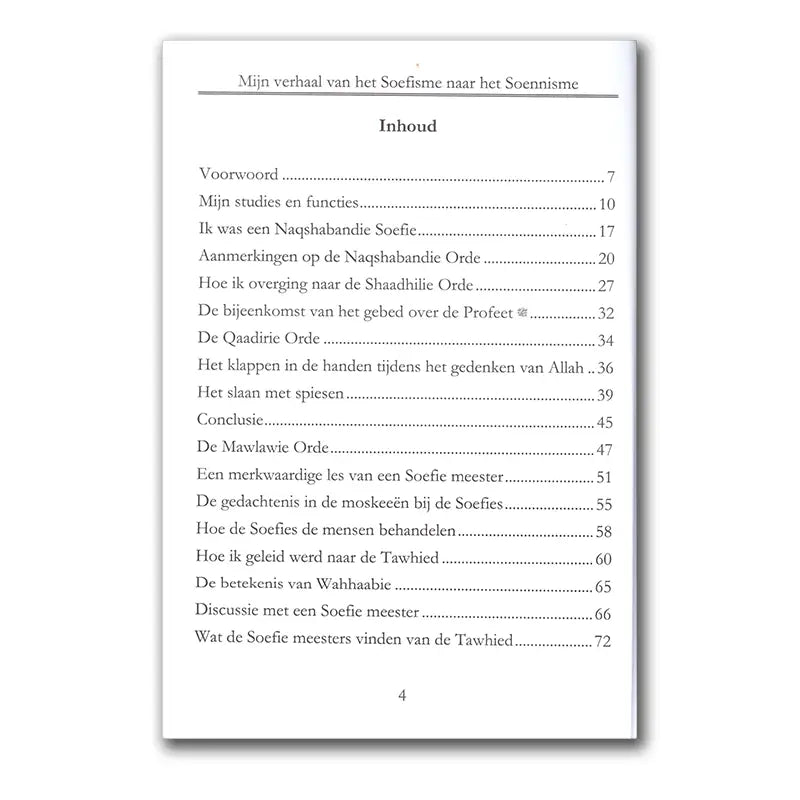 Mijn Reis van het Soefisme naar het Soennisme - Islamboekhandel.nl