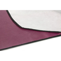 Reisgebedskleed imitatieleer bordeaux - Islamboekhandel.nl