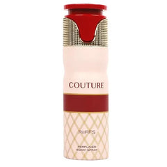 Pink en rood geparfumeerde Riffs Deodorant Couture met gouden diamanten patroon