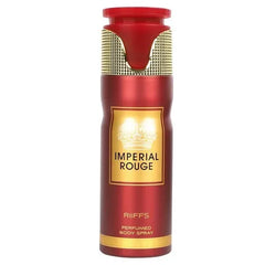 Riffs Deodorant Imperial Rouge body spray met rode en gouden geur voor mannen