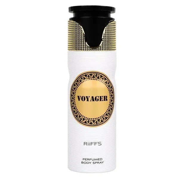 Witte en gouden geparfumeerde riffs deodorant body spray voor frisse geur