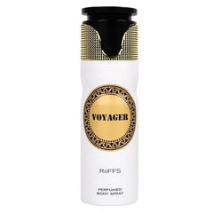 Witte en gouden geparfumeerde riffs deodorant body spray voor frisse geur