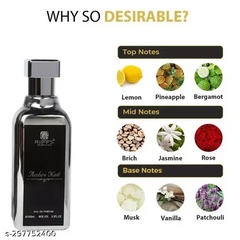 Riffs Parfum Ambre Nuit arabische parfum met zilveren fles en geurnotities