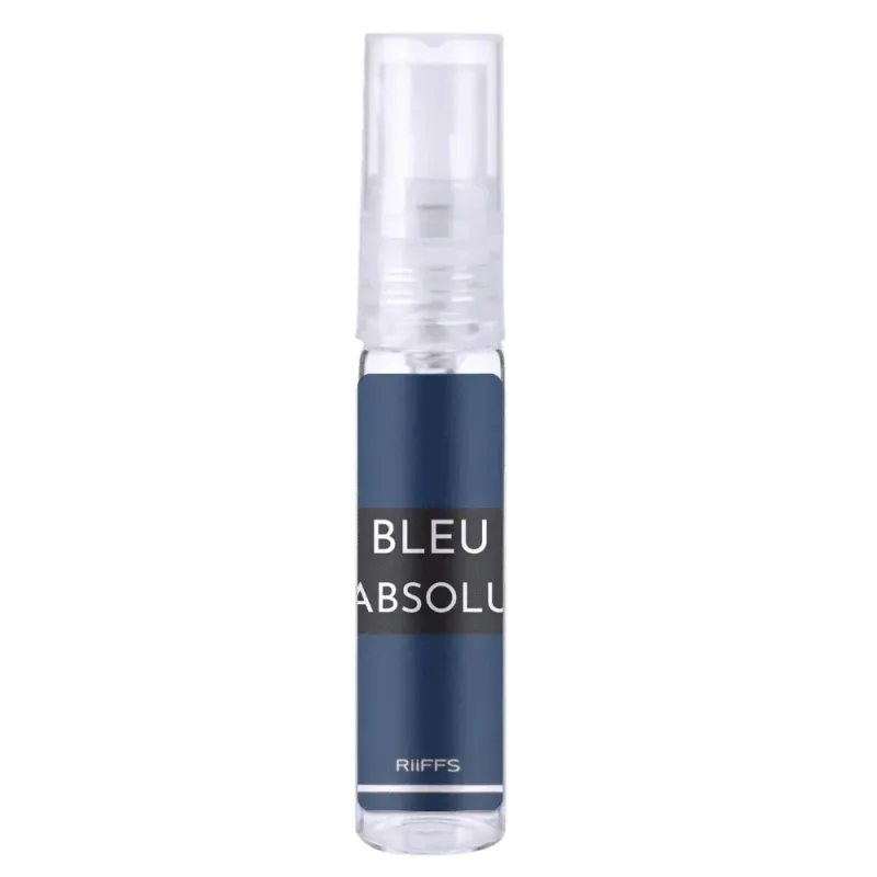 Blue parfum spray bottle van Riffs Parfum - Bleu Absolu, luxe geuraccessoire