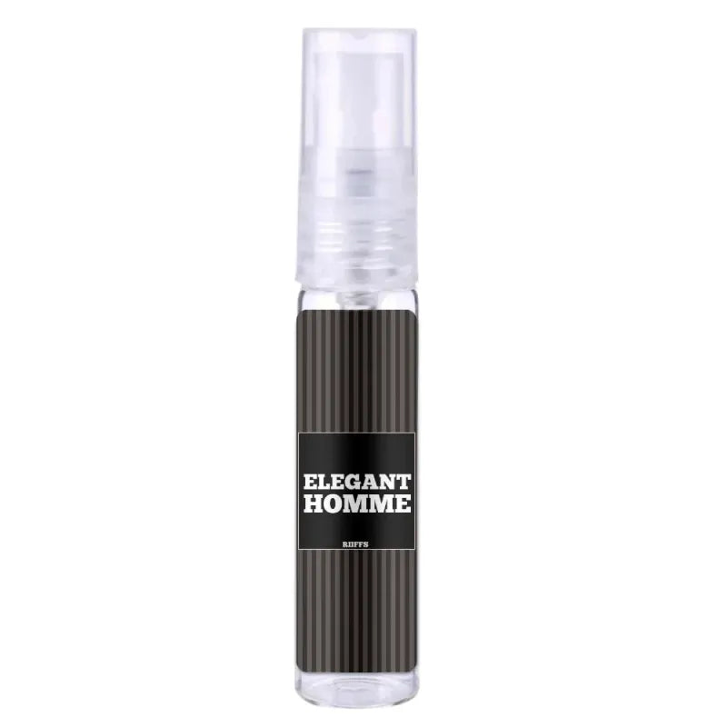 Riffs Parfum Elegant Homme arabische parfum met glazen spray en zwart-grijze label