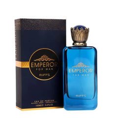 Riffs Parfum Emperor Arabische parfum luxe geur met blauwe fles en gouden accents