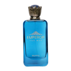Riffs Parfum Arabische Parfum luxe geur blauwe glazen fles met gouden deksel