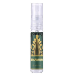 Groene en gouden patroon parfumverstuiver van Riffs Parfum Enamour