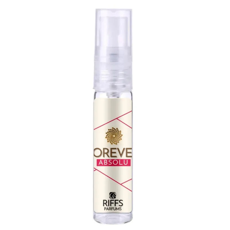 Witte en roze parfum sample flesje van Riffs Parfum Forever Absolu Arabische Parfum