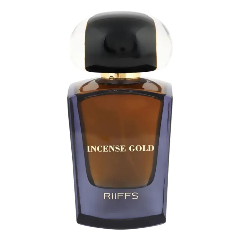 Incense Gold Riffs Parfum arabische parfum in donkerblauwe en gouden fles