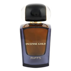 Incense Gold Riffs Parfum arabische parfum in donkerblauwe en gouden fles