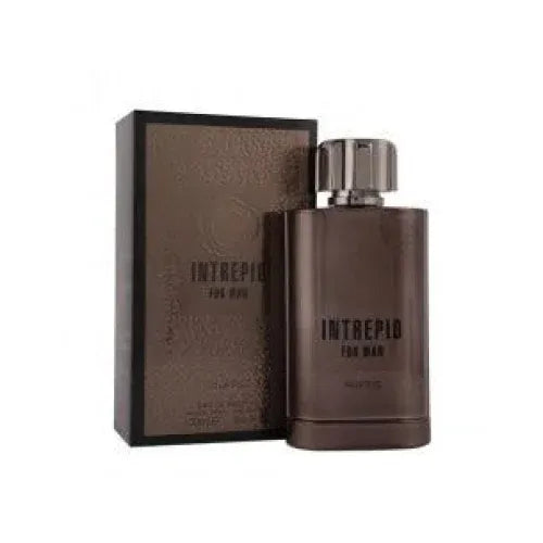 Brown Intrepid For Man cologne bottle en box van Riffs Parfum voor heren