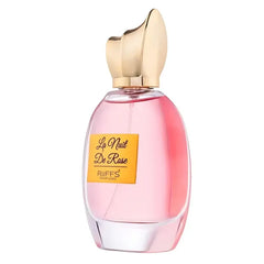 Pink parfumfles met gouden dop van Riffs Parfum - La Nuit de Rose