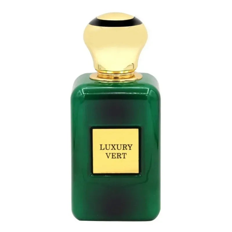 Dark groen Riffs Parfum Luxury Vert Arabische parfum met gouden dop