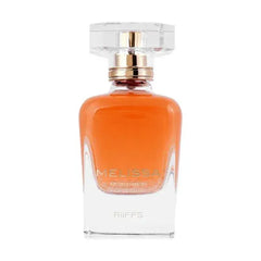 Oranje Riffs Parfum Melissa Poudree flesse fles met heldere dop
