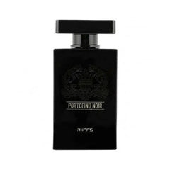 Riffs Parfum Portofino Noir Arabische Parfum met zwart rechthoekig flesje met kroonembleem