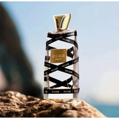 Riffs Parfum Sillage Oros Arabische Parfum met glazen fles en gouden dop