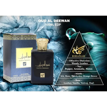 Rihanah Oud al Deewan – EDP - Eau de Parfum