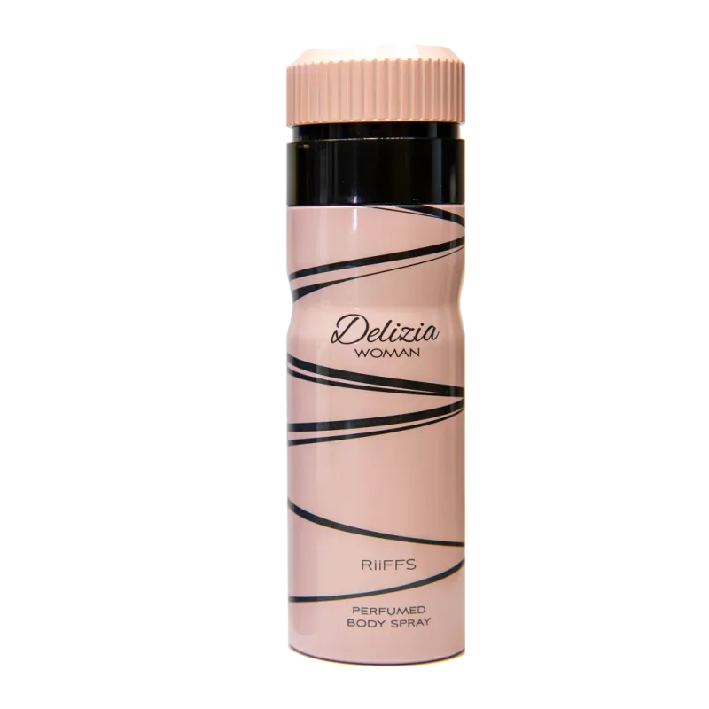 Pink en zwart vrouwen deo spray Riiffs Deodorant Delizia voor verfrissing en parfum